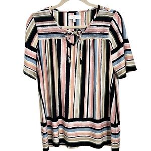 New Direction | Size Petite Large | Multicolor Women's Top | EUC